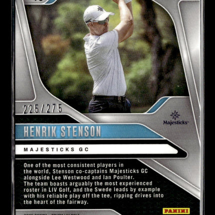 2025 Panini Prizm LIV Golf Henrik Stenson #76 Teal 225/275