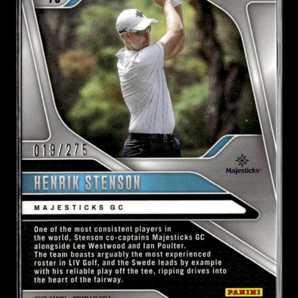 2025 Panini Prizm LIV Golf Henrik Stenson #76 Teal 019/275