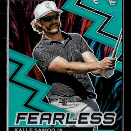 2024 Panini Prizm LIV Golf Fearless Kalle Samooja #6 Teal Teal /275
