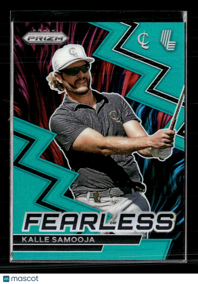 2024 Panini Prizm LIV Golf Fearless Kalle Samooja #6 Teal Teal /275