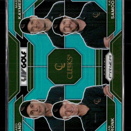 2024 Panini Prizm LIV Golf Samooja Bland Meronk Kaymer #57 Teal /275