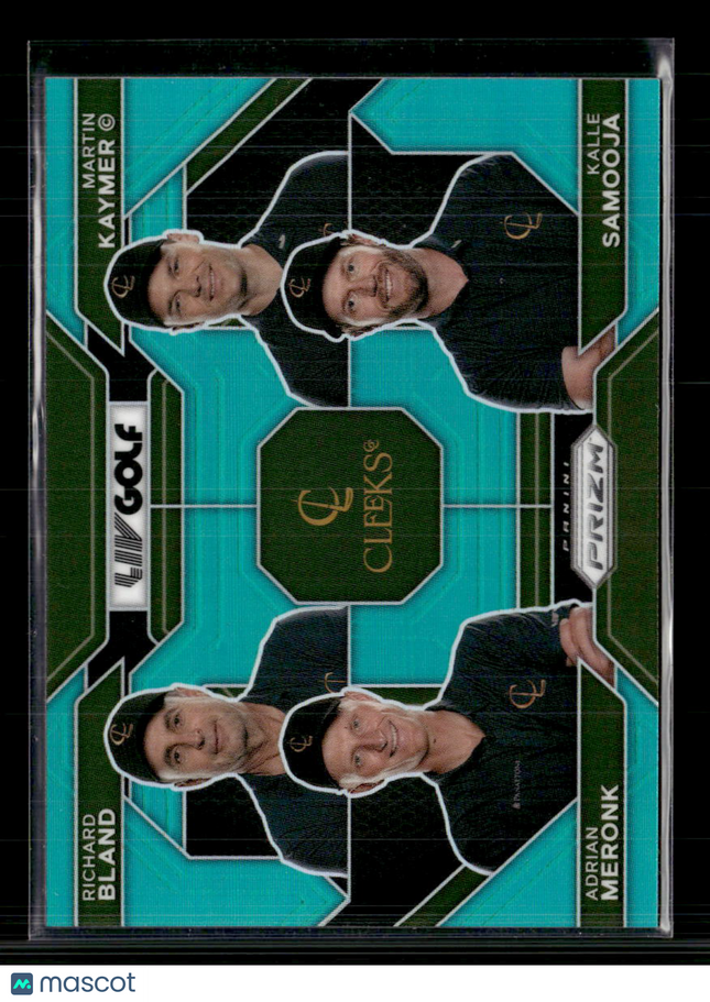 2024 Panini Prizm LIV Golf Samooja Bland Meronk Kaymer #57 Teal /275