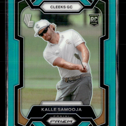 2024 Panini Prizm LIV Golf Kalle Samooja #15 Teal RC Teal /275