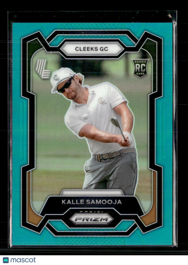 2024 Panini Prizm LIV Golf Kalle Samooja #15 Teal RC Teal /275
