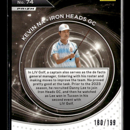 2024 Panini Prizm LIV Golf Captains Kevin Na #74 Teal /275