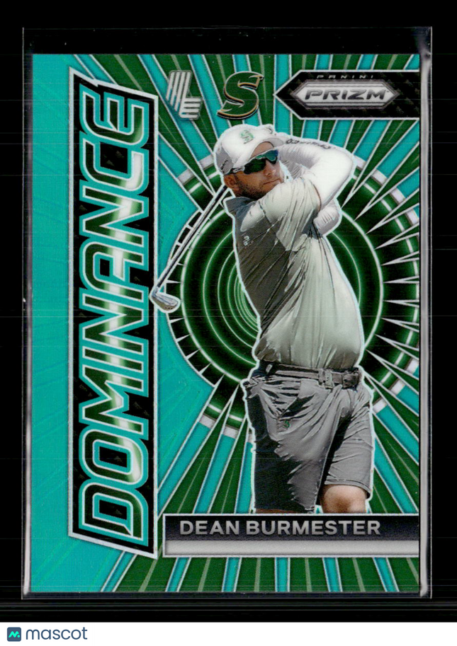 2024 Panini Prizm LIV Golf Dominance Dean Burmester #8 Teal /275