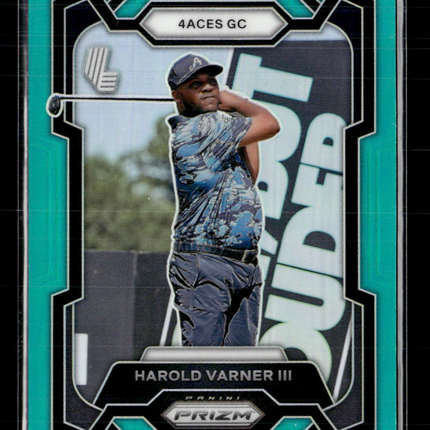 2024 Panini Prizm LIV Golf Harold Varner III #32 Teal /275