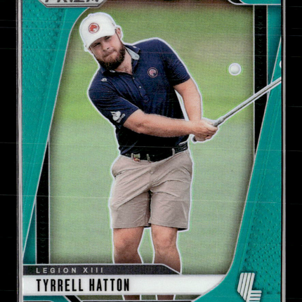 2025 Panini Prizm LIV Golf Tyrrell Hatton #48 Teal 052/275