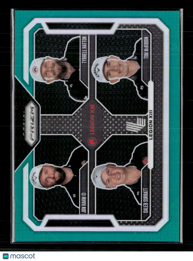 2025 Panini Prizm LIV Golf Rahm Surratt Hatton McKibbin #61 Teal 156/275