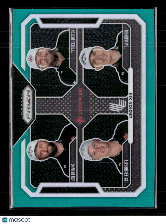 2025 Panini Prizm LIV Golf Rahm Surratt Hatton McKibbin #61 Teal /275