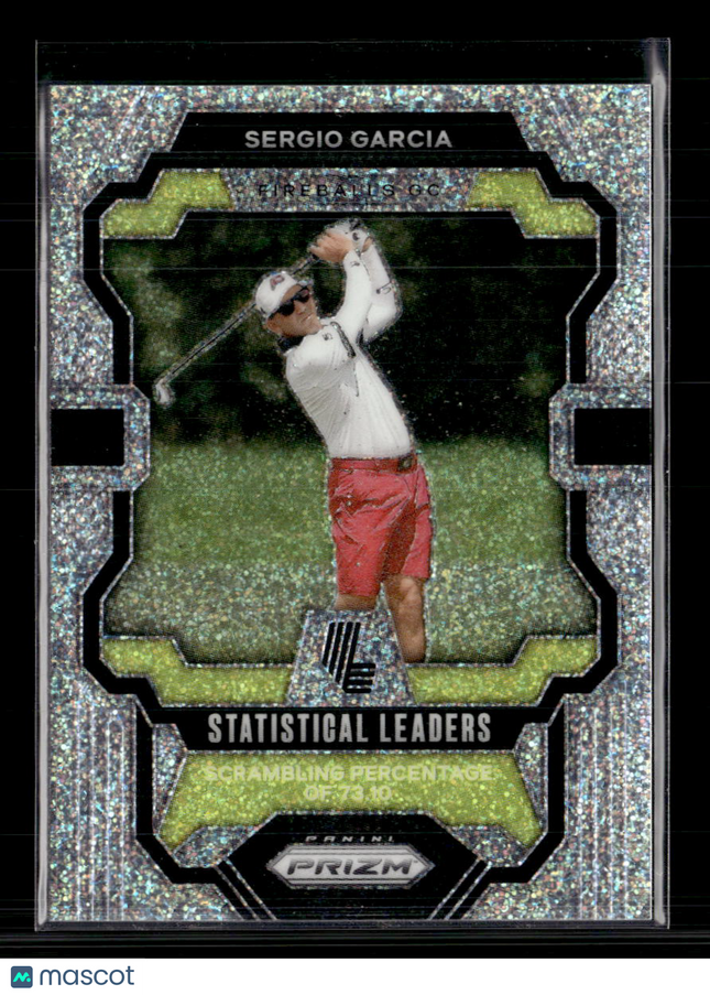 2024 Panini Prizm LIV Golf Sergio Garcia #91 Silver Sparkle /299