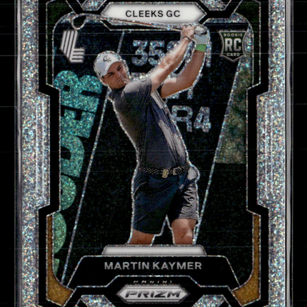 2024 Panini Prizm LIV Golf Martin Kaymer #9 White Sparkle RC 218/299