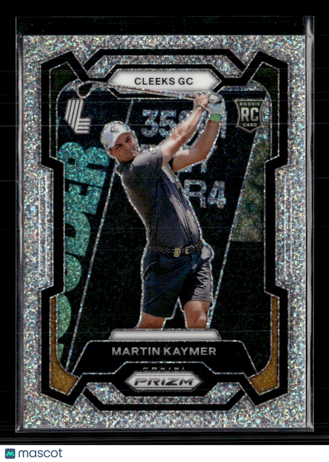 2024 Panini Prizm LIV Golf Martin Kaymer #9 White Sparkle RC 218/299