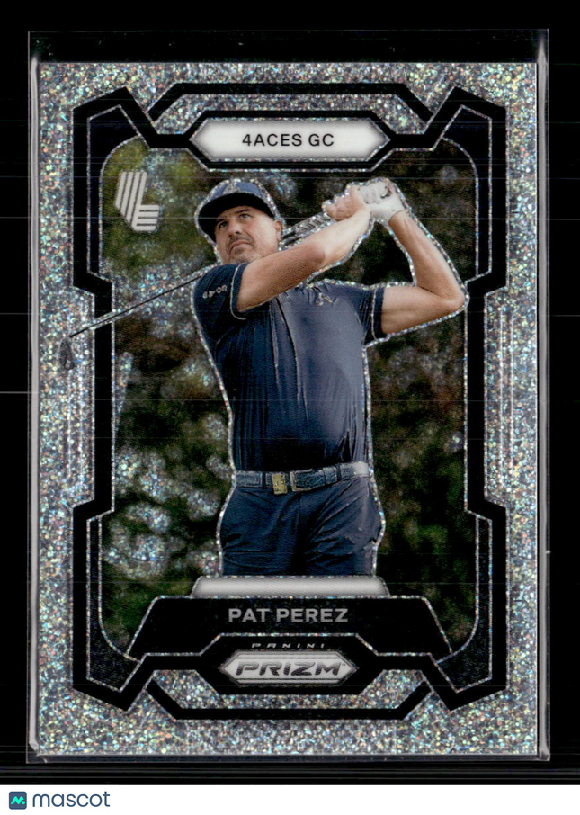 2024 Panini Prizm LIV Golf Pat Perez #48 White Sparkle 049/299