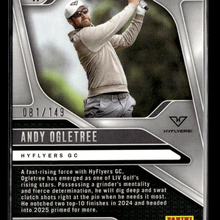 2025 Panini Prizm LIV Golf Andy Ogletree #41 Blue scope 081/149