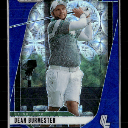 2025 Panini Prizm LIV Golf Dean Burmester #21 Blue scope 117/149