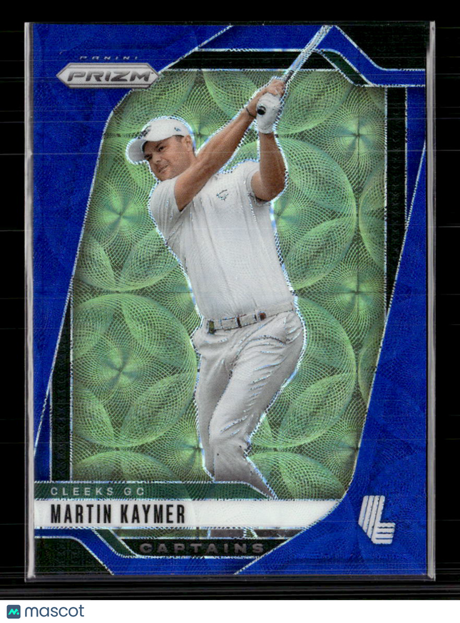 2025 Panini Prizm LIV Golf Captains Martin Kaymer #69 Blue scope 083/149