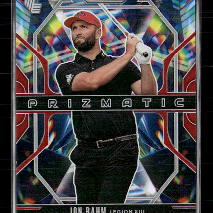 2025 Panini Prizm Prizmatic Jon Rahm #9 Red /125