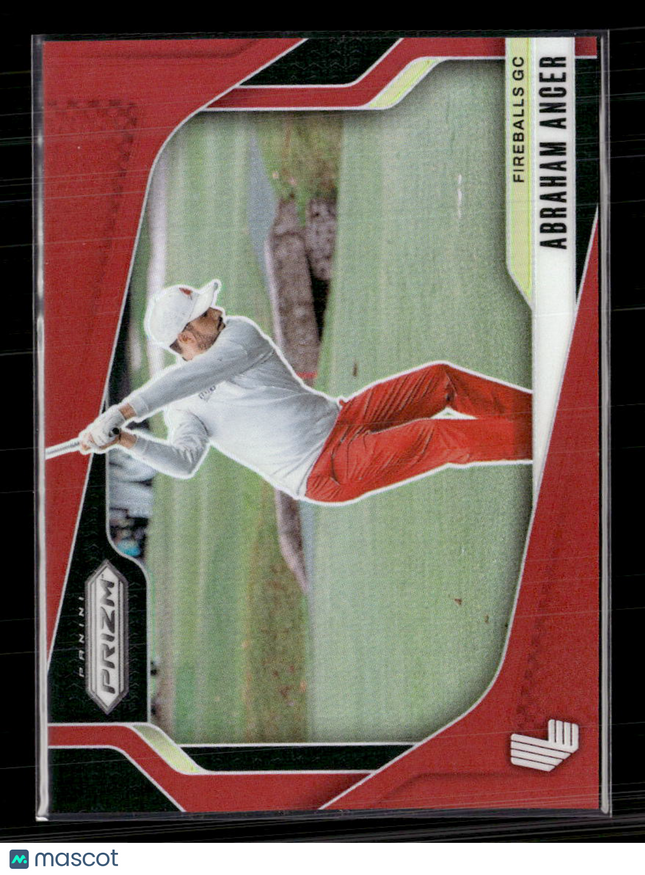 2025 Panini Prizm LIV Golf Abraham Ancer #88 Red 106/125