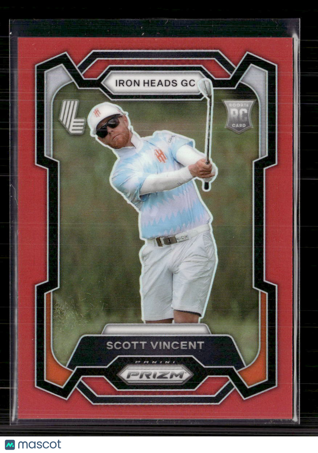 2024 Panini Prizm LIV Golf Scott Vincent #20 Red RC 051/149