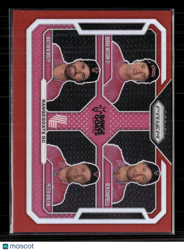 2025 Panini Prizm LIV Golf Watson Uihlein Wolff Campbell #63 Red 044/125