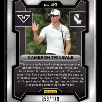 2024 Panini Prizm LIV Golf Cameron Tringale #49 Red 059/149