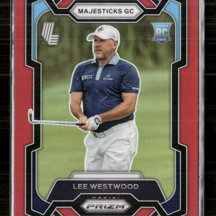2024 Panini Prizm LIV Golf Lee Westwood #25 Red RC 039/149