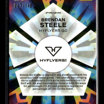 2024 Panini Prizm LIV Golf Kaleidoscopic Brendan Steele #3 047/149