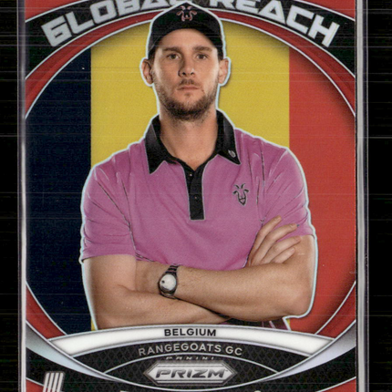 2024 Panini Prizm LIV Golf Global Reach Thomas Pieters #12 Red /149
