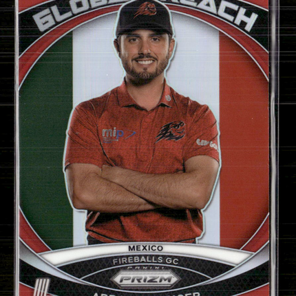 2024 Panini Prizm LIV Golf Global Reach Abraham Ancer #13 Red 140/149