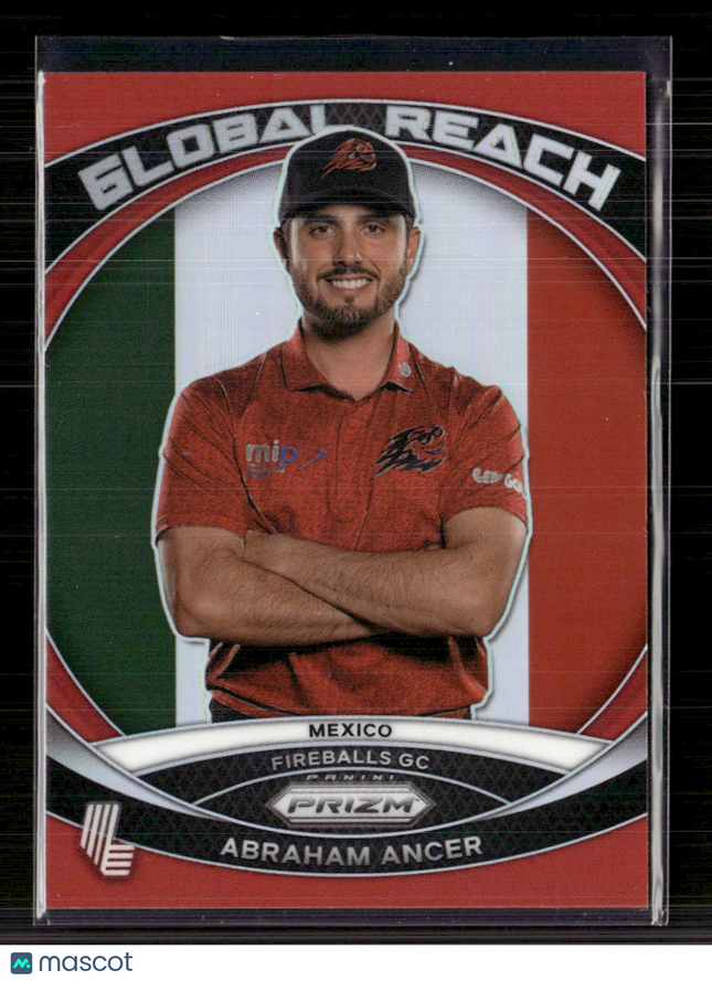 2024 Panini Prizm LIV Golf Global Reach Abraham Ancer #13 Red 140/149