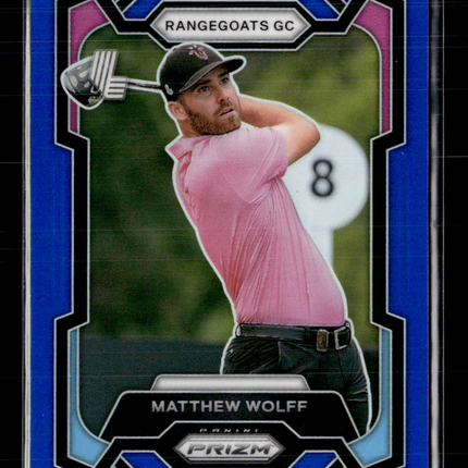 2024 Panini Prizm LIV Golf Matthew Wolff #11 Blue 81/99