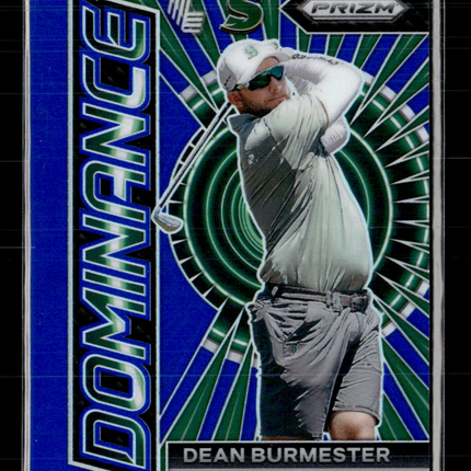 2024 Panini Prizm LIV Golf Dominance Dean Burmester #8 Blue /99