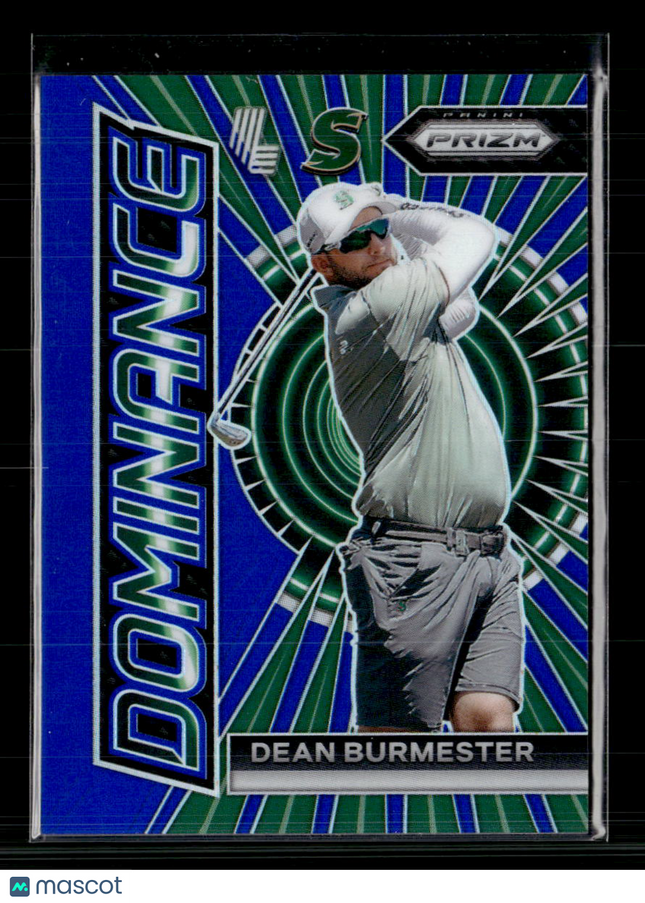 2024 Panini Prizm LIV Golf Dominance Dean Burmester #8 Blue /99