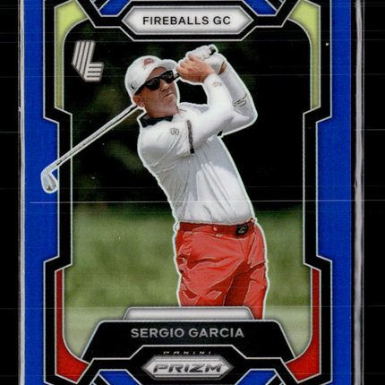 2024 Panini Prizm LIV Golf Sergio Garcia #54 Blue 35/99