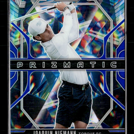 2025 Panini Prizm LIV Golf Prizmatic Joaquin Niemann #6 Blue