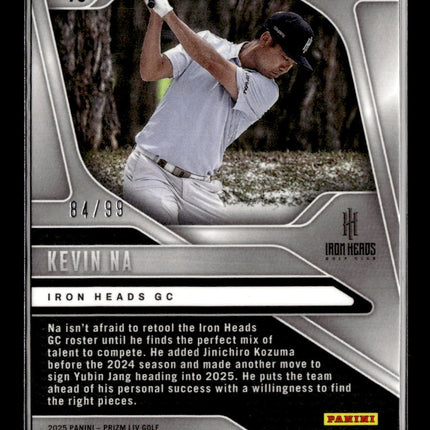 2025 Panini Prizm LIV Golf Kevin Na #73 Blue 84/99
