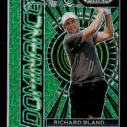 2024 Panini Prizm LIV Golf Dominance Richard Bland #6 Green Mojo /54
