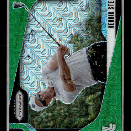 2025 Panini Prizm LIV Golf Henrik Stenson #100 Green Green Mojo /54