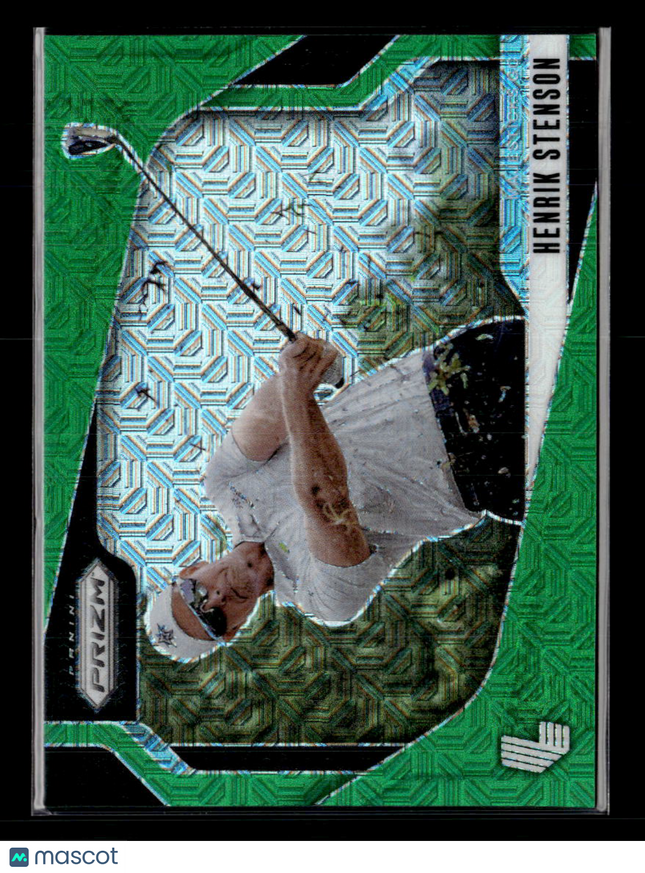 2025 Panini Prizm LIV Golf Henrik Stenson #100 Green Green Mojo /54