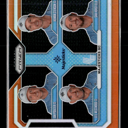 2025 Panini Prizm LIV Golf Poulter Horsfield Stenson Westwood #62 Orange 35/75