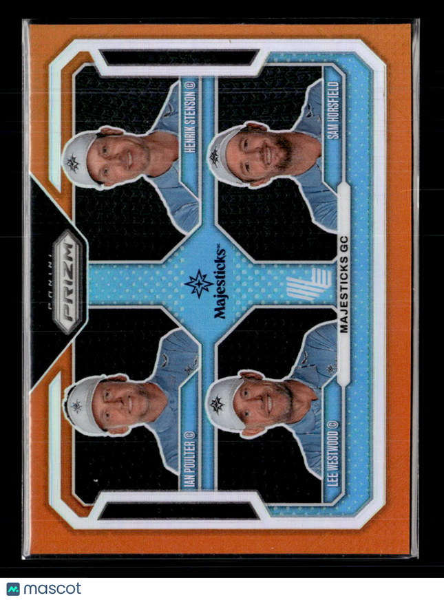 2025 Panini Prizm LIV Golf Poulter Horsfield Stenson Westwood #62 Orange 35/75