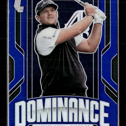 2025 Panini Prizm LIV Golf Dominance Patrick Reed #7 Blue 49/99