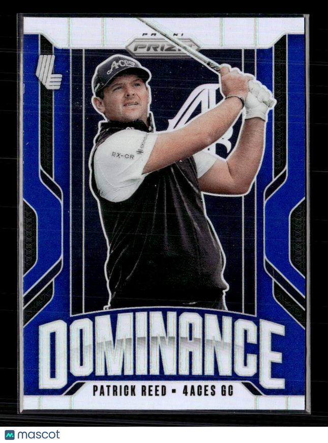 2025 Panini Prizm LIV Golf Dominance Patrick Reed #7 Blue 49/99