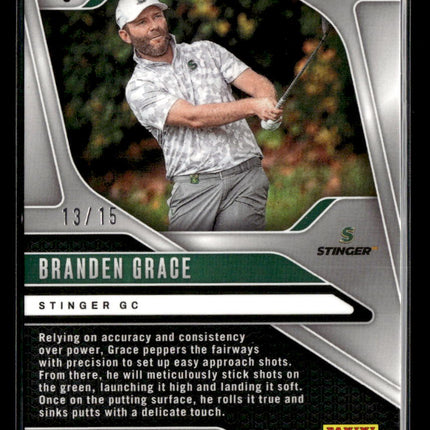 2025 Panini Prizm LIV Golf Branden Grace #9 Cherry Blossum 13/15