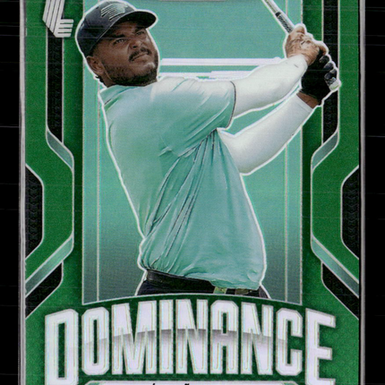 2025 Panini Prizm LIV Golf Dominance Sebastián Muñoz #4 Green 17/18
