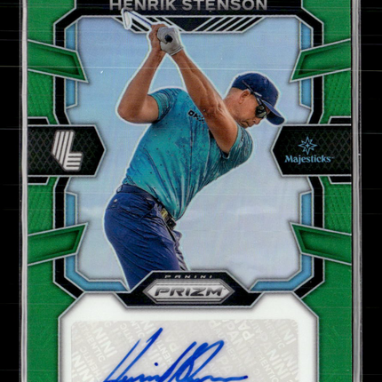 2024 Panini Prizm LIV Golf Henrik Stenson #SIG-HST Green 15/18