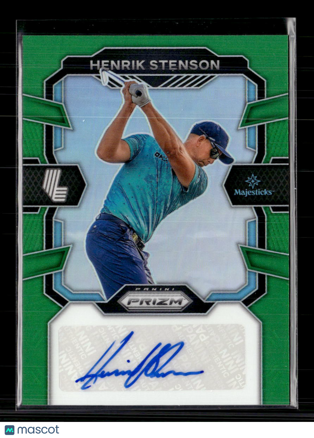 2024 Panini Prizm LIV Golf Henrik Stenson #SIG-HST Green 15/18