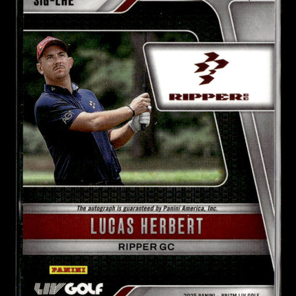 2025 Panini Prizm LIV Golf Lucas Herbert #SIG-LHE