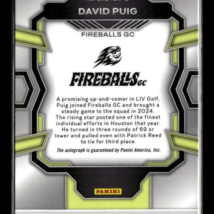 2024 Panini Prizm LIV Golf David Puig #SIG-DPU